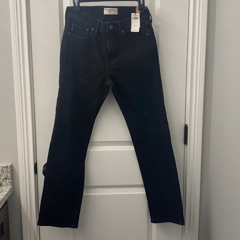 Abercrombie kids black jeans